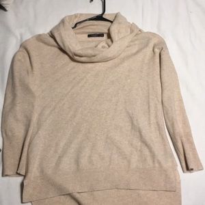 Cashmere cowl neck sweater